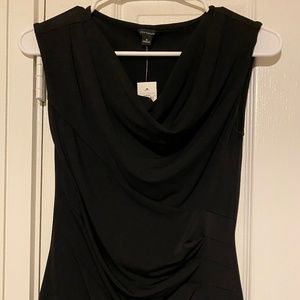 Ann Taylor Black Cowl Neck Top